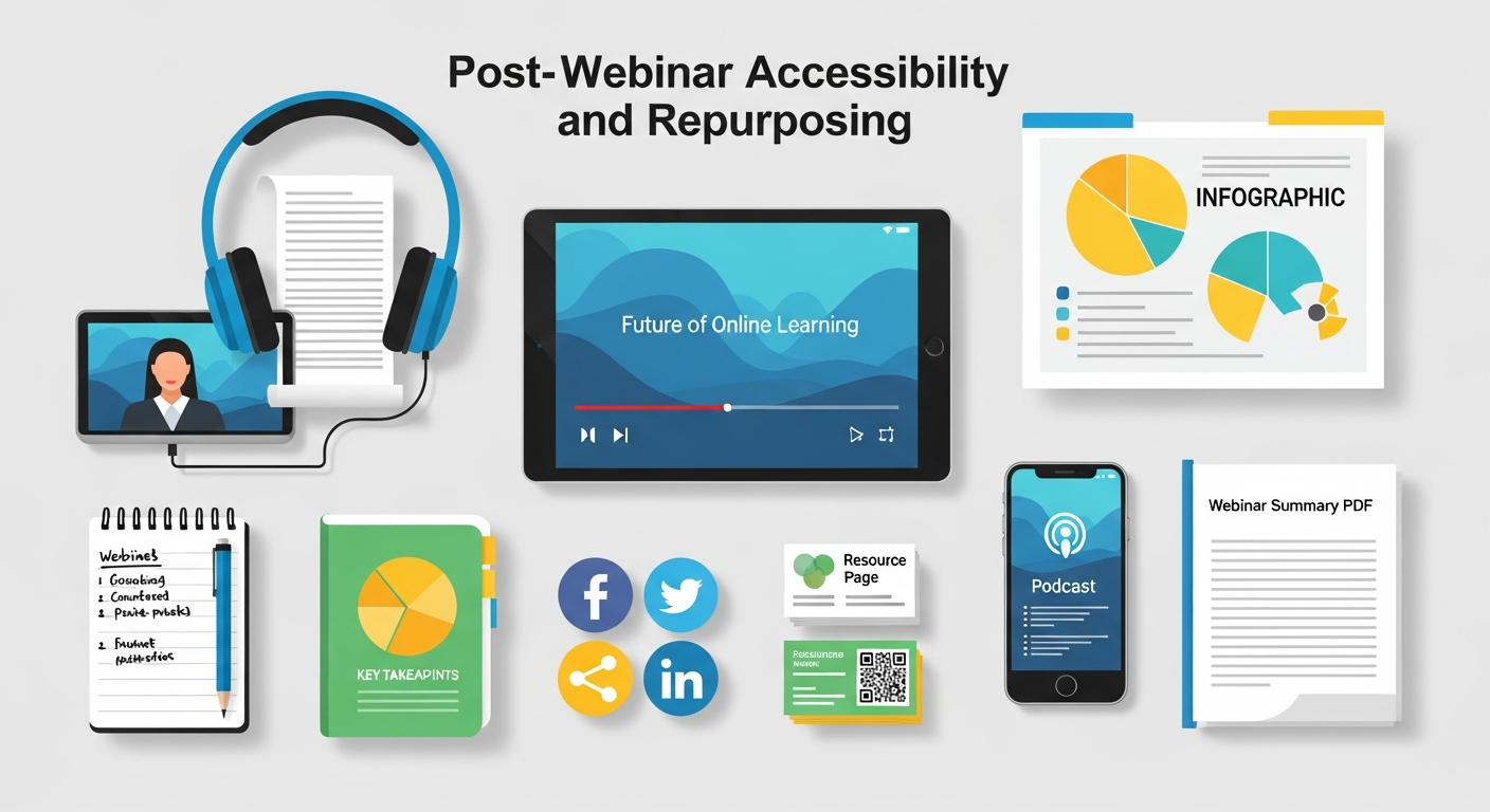 Post-Webinar Accessibility and Repurposing